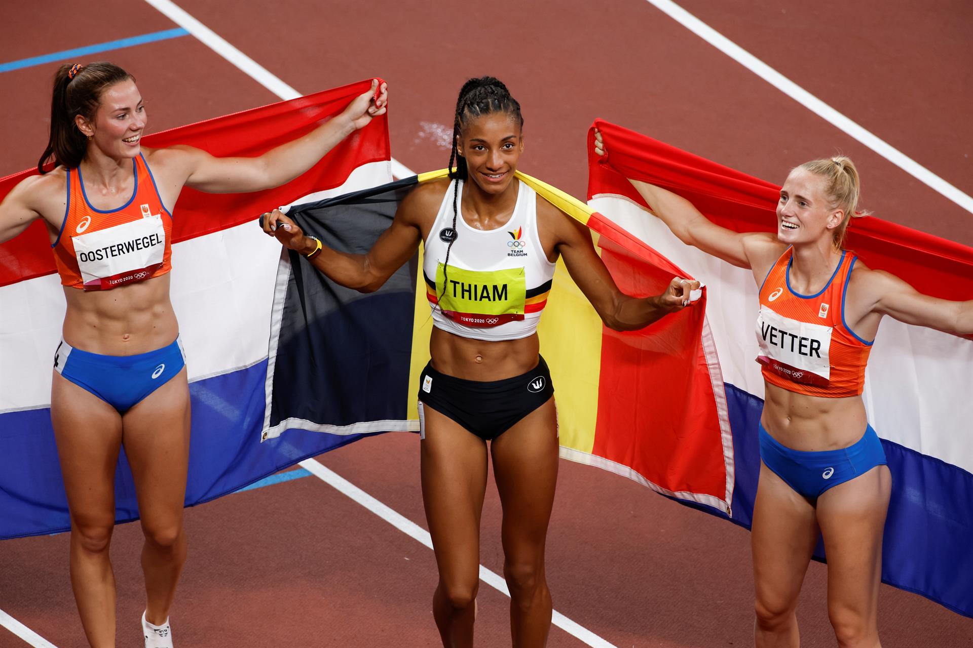 La belga Nafi Thiam revalidó su oro olímpico en el heptatlón
