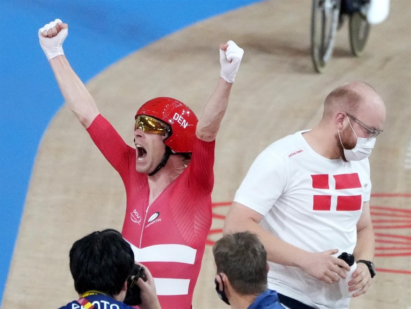Dinamarca conquistó la medalla de oro en la madison masculina del ciclismo de pista