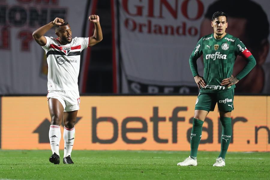 Sao Paulo y Palmeiras igualaron y dejaron abierta su serie de cuartos en Copa Libertadores