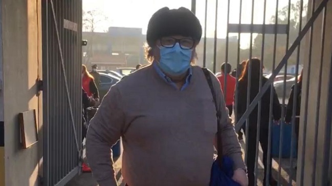 ¡Regresó el público a los estadios! El primer hincha que llegó al duelo de Audax Italiano ante Wanderers