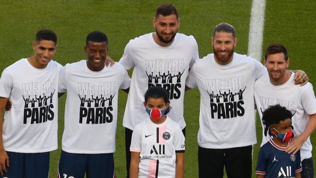 PSG presentó a sus refuerzos estrella a estadio lleno
