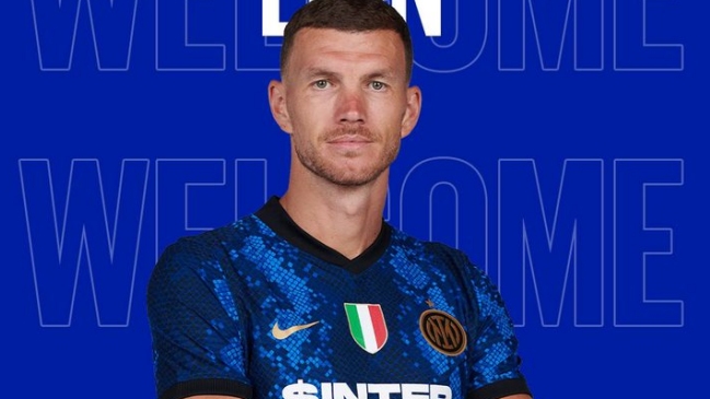Inter de Milán oficializó el fichaje del bosnio Edin Dzeko