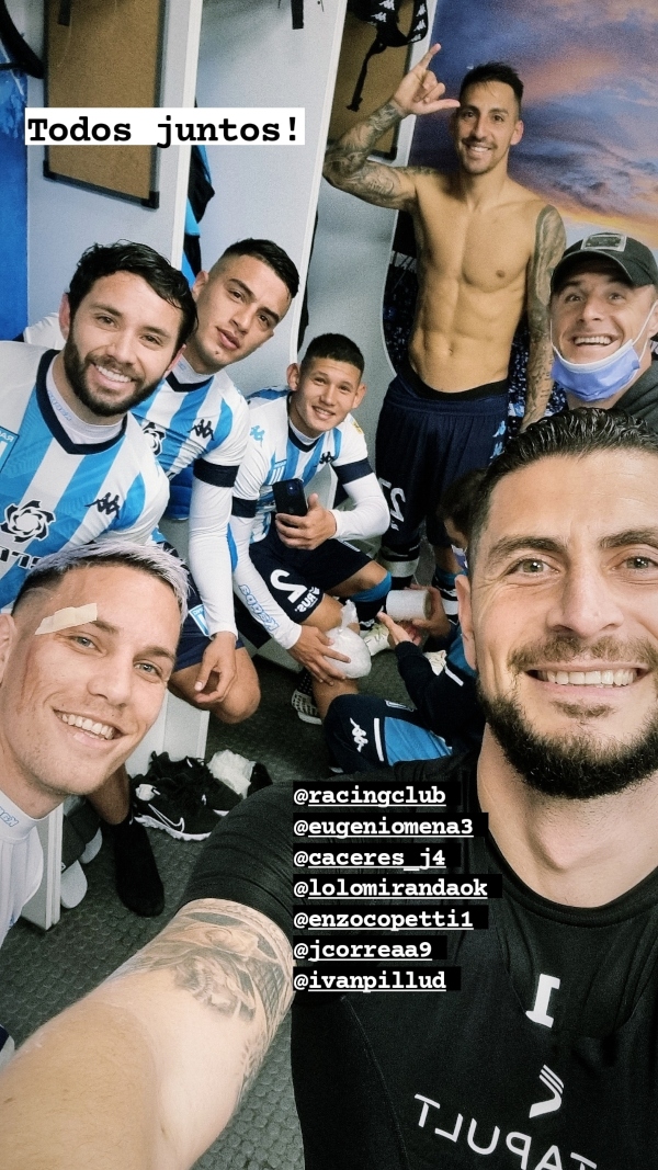 Mena y Arias fueron titulares en la victoria de Racing en el primer partido tras la salida de Pizzi