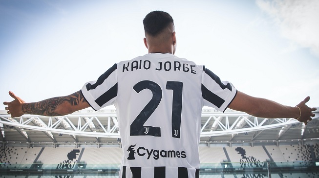 Juventus contrató al joven brasileño Kaio Jorge hasta el 2026