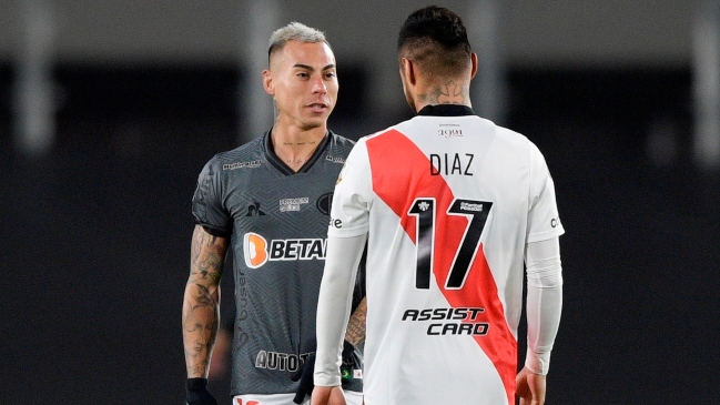 A. Mineiro de Eduardo Vargas y River Plate de Paulo Diaz buscan las semis de la Libertadores