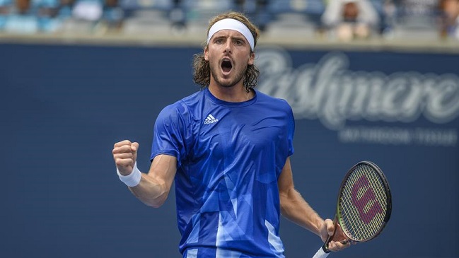 Stefanos Tsitsipas mostró categoría y se instaló en octavos de final de Cincinnati