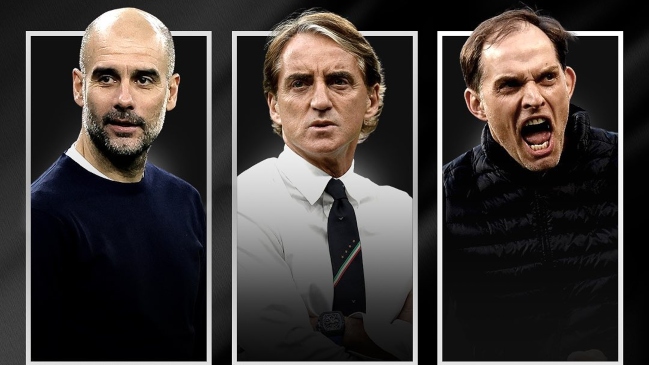 Guardiola, Mancini y Tuchel son los candidatos a Mejor DT del Año de la UEFA