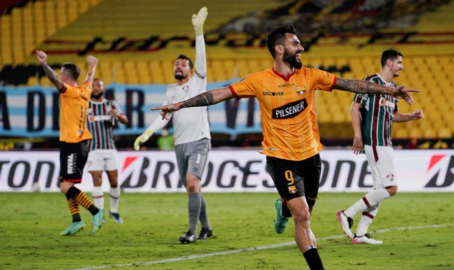 Barcelona SC evitó el pleno brasileño en semifinales de Copa Libertadores al eliminar a Fluminense