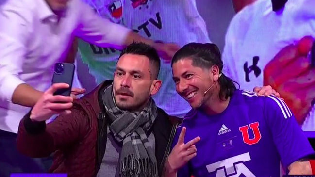 Jaime Valdés posó con la camiseta de la U y enfureció a los hinchas de Colo Colo