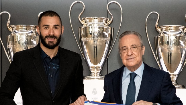 Una buena para la liga española: Karim Benzema renovó con Real Madrid hasta 2023