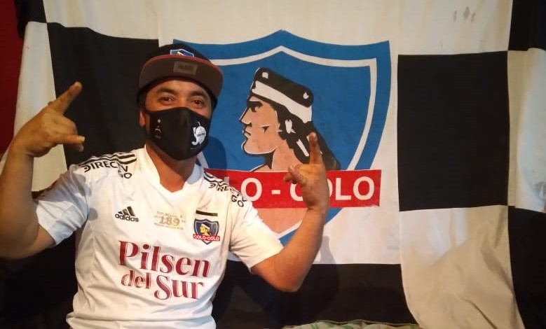 Trabajador que alentó desde las alturas: Una vez que salió Colo Colo a la cancha se paró toda la obra
