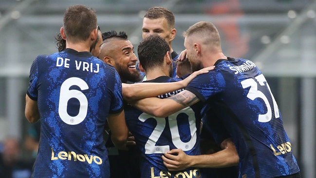 La asistencia de Arturo Vidal en goleada de Inter sobre Genoa