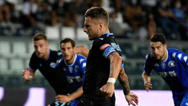 Lazio logró cómodo triunfo sobre Empoli y comenzó con el pie derecho en Italia