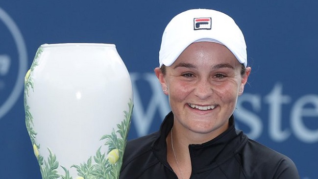 Ashleigh Barty no se dejó sorprender por Jil Tiechmann y se coronó en Cincinnati