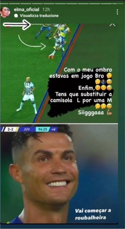 Hermana de Cristiano Ronaldo lanzó enfurecido reclamo por gol anulado a Juventus