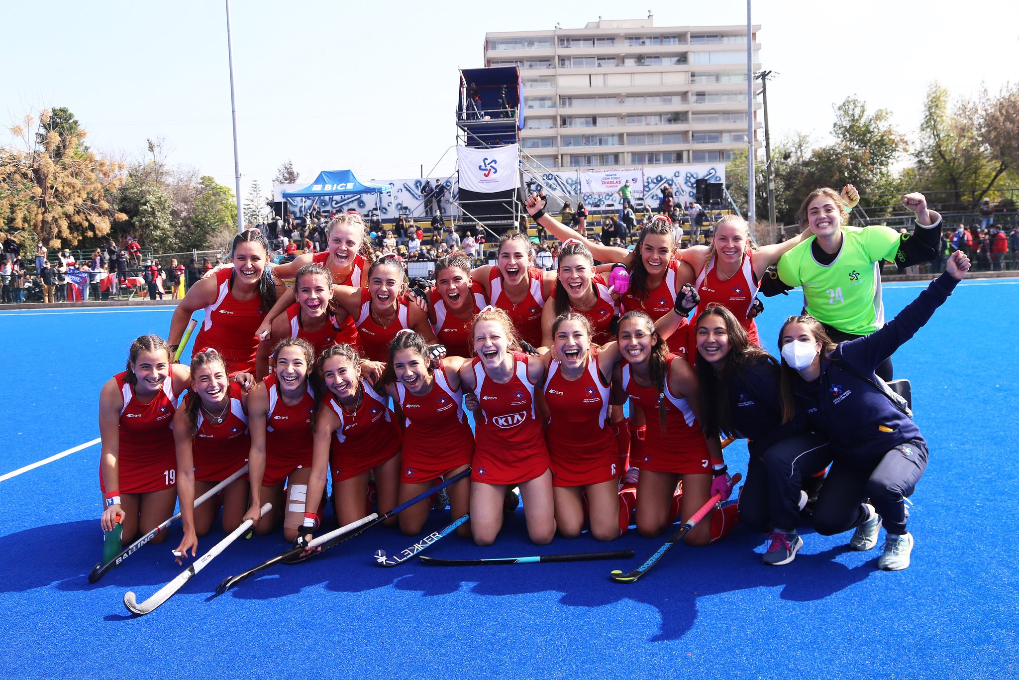 Selecciones femenina y masculina de hockey césped pasaron a semis en Panamericano Junior
