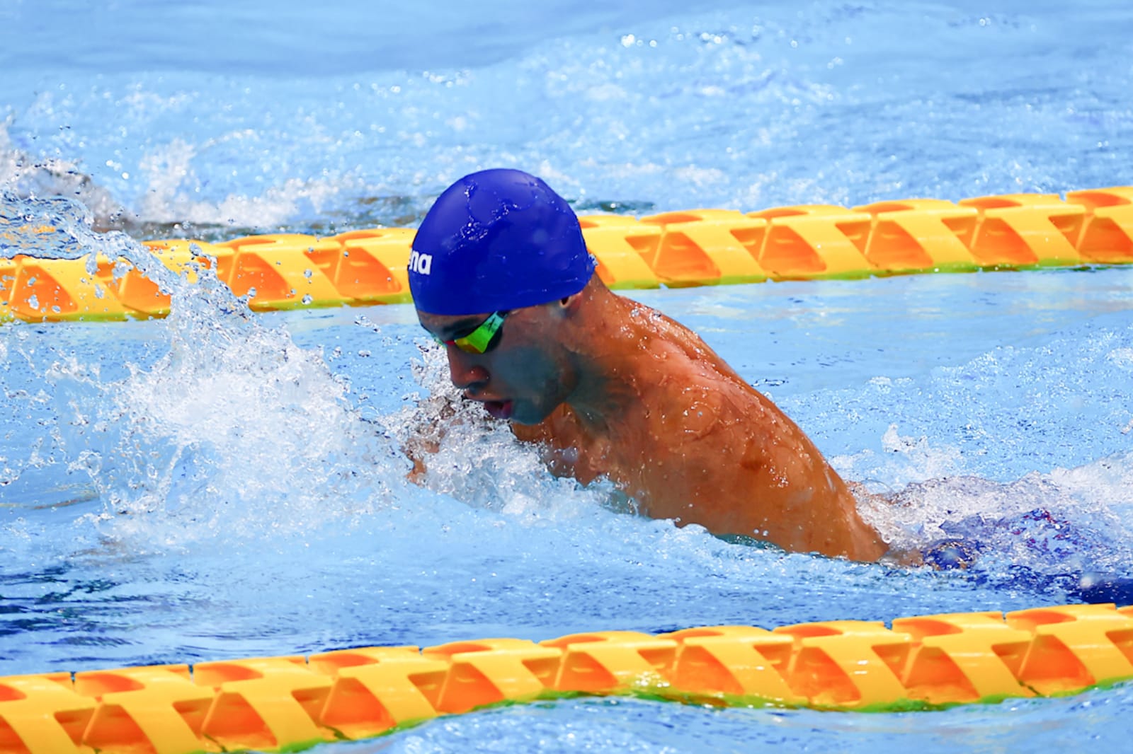 Vicente Almonacid remató octavo en la final de los 100 metros pecho de los Paralímpicos