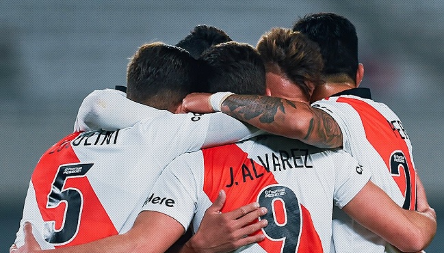 Paulo Díaz fue titular en valiosa victoria de River Plate sobre Aldosivi