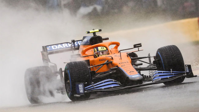 Lando Norris sufrió impactante accidente en el GP de Bélgica en la Fórmula 1