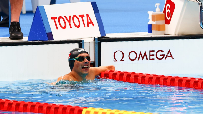 Alberto Abarza avanzó a la final de los 200 metros libres como líder de su serie en los Paralímpicos