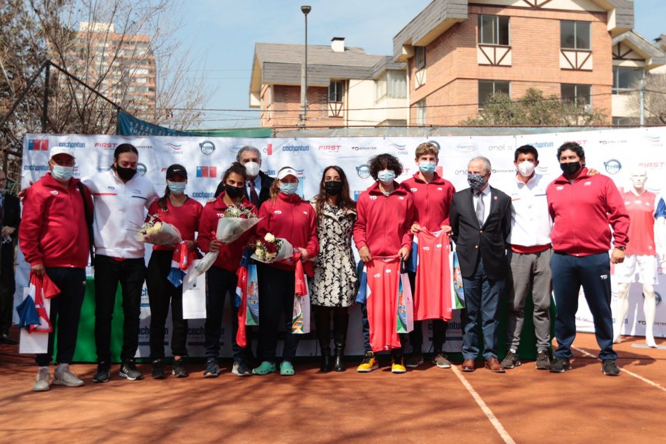 La presentación de la nómina de Copa Davis para la serie ante Eslovaquia en septiembre