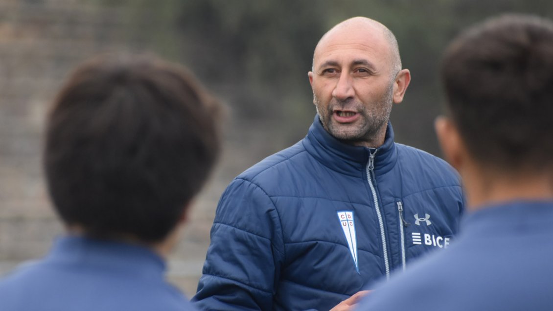 Cristian Paulucci dirigió su primera práctica como DT interino de la UC