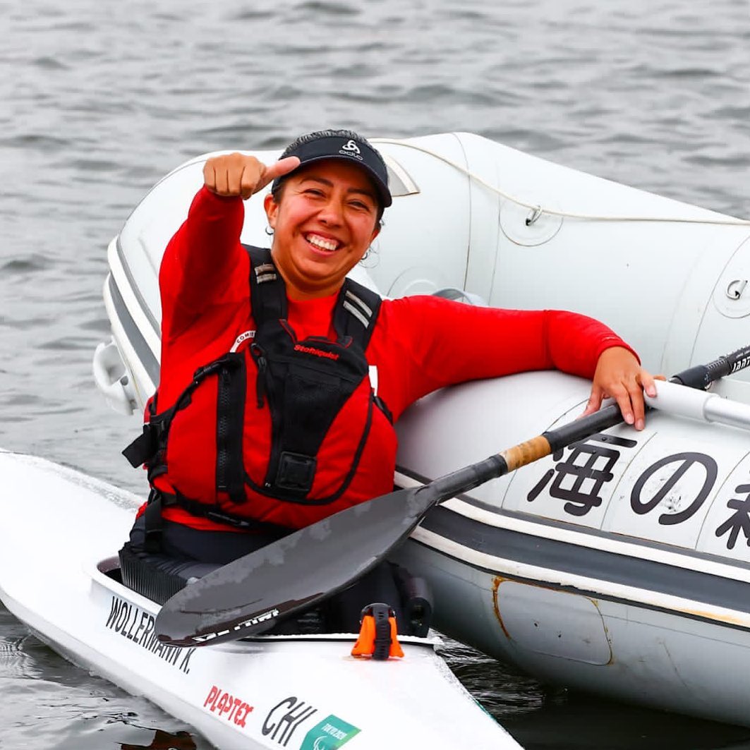 Katherinne Wollermann clasificó a la final por medalla en el canotaje de los Juegos Paralímpicos