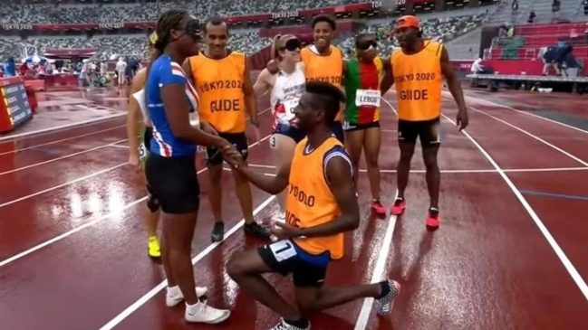 El amor se apoderó de los Paralímpicos: Un guía le pidió matrimonio a su compañera