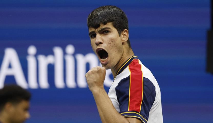 ¡Sorpresa en el US Open! Carlos Alcaraz eliminó a Stefanos Tsitsipas