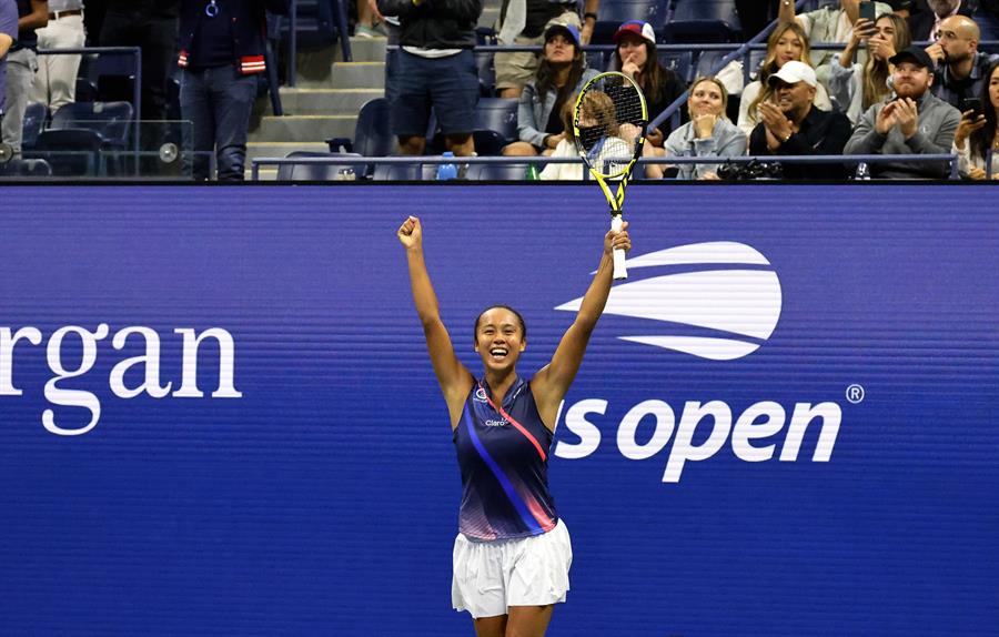 No podrá revalidar la corona: Noami Osaka fue sorprendida por Leylah Fernandez en el US Open