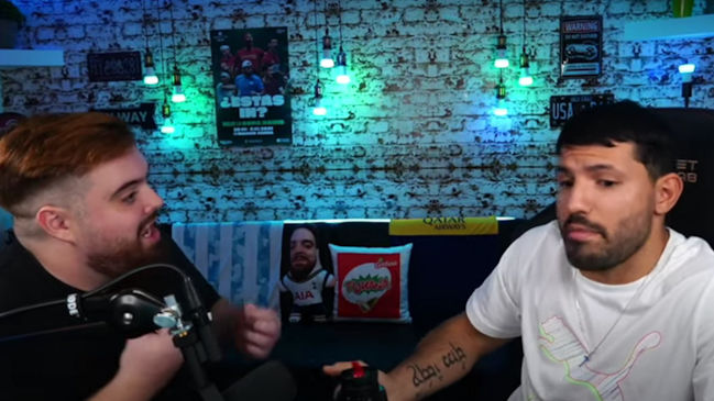 Agüero troleó a Ibai Llanos por sus insistentes frases sobre Mbappé y Real Madrid