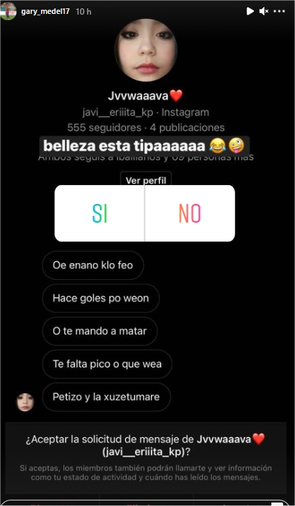 Gary Medel reveló amenaza de muerte en Instagram