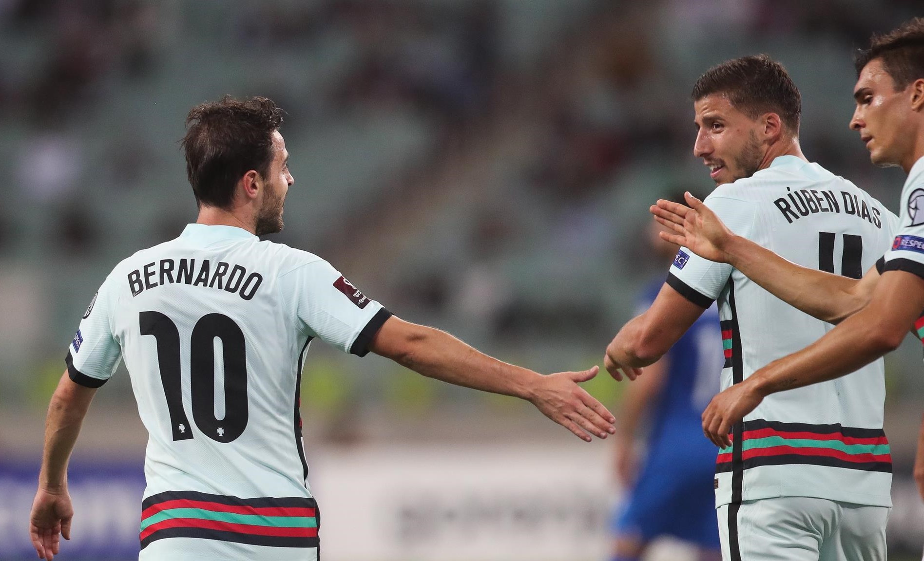 Bernardo Silva anotó un golazo en victoria de Portugal sobre Azerbaiyán en Clasificatorias