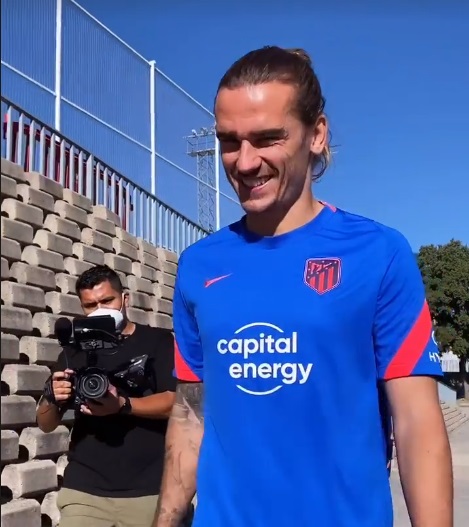 Antoine Griezmann tuvo su reencuentro con Atlético de Madrid en práctica de este miércoles