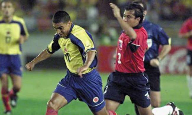 La última victoria de Colombia como local ante Chile fue rumbo a Japón y Corea 2002