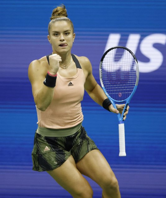 Maria Sakkari dejó en el camino a Karolina Pliskova y jugará su primera semifinal de US Open