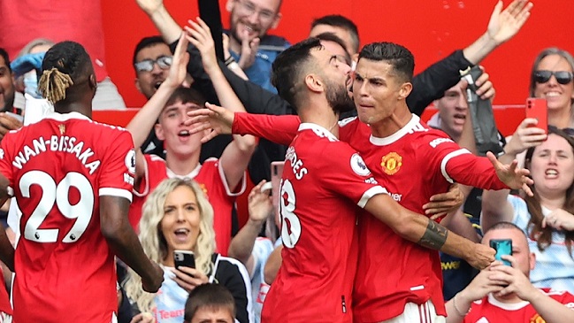 ¡Debutó con gol! Cristiano Ronaldo adelantó a Manchester United contra Newcastle