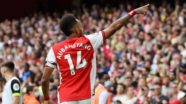 Pierre Emerick Aubameyang le dio su primer triunfo a Arsenal en la Premier