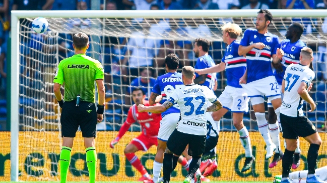 El intenso empate que protagonizaron Sampdoria e Inter en Génova