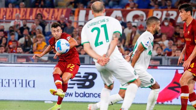 El Shaarawy anotó un golazo y dio el triunfo en el epílogo a la Roma de Mourinho ante Sassuolo