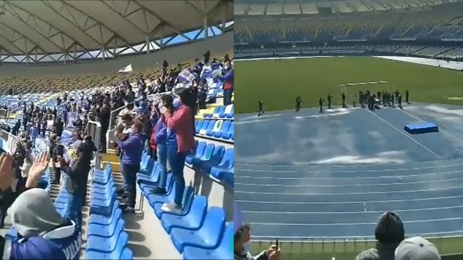 Hinchas de Deportes Concepción despidieron a Nicolás Villamil en el “Ester Roa”