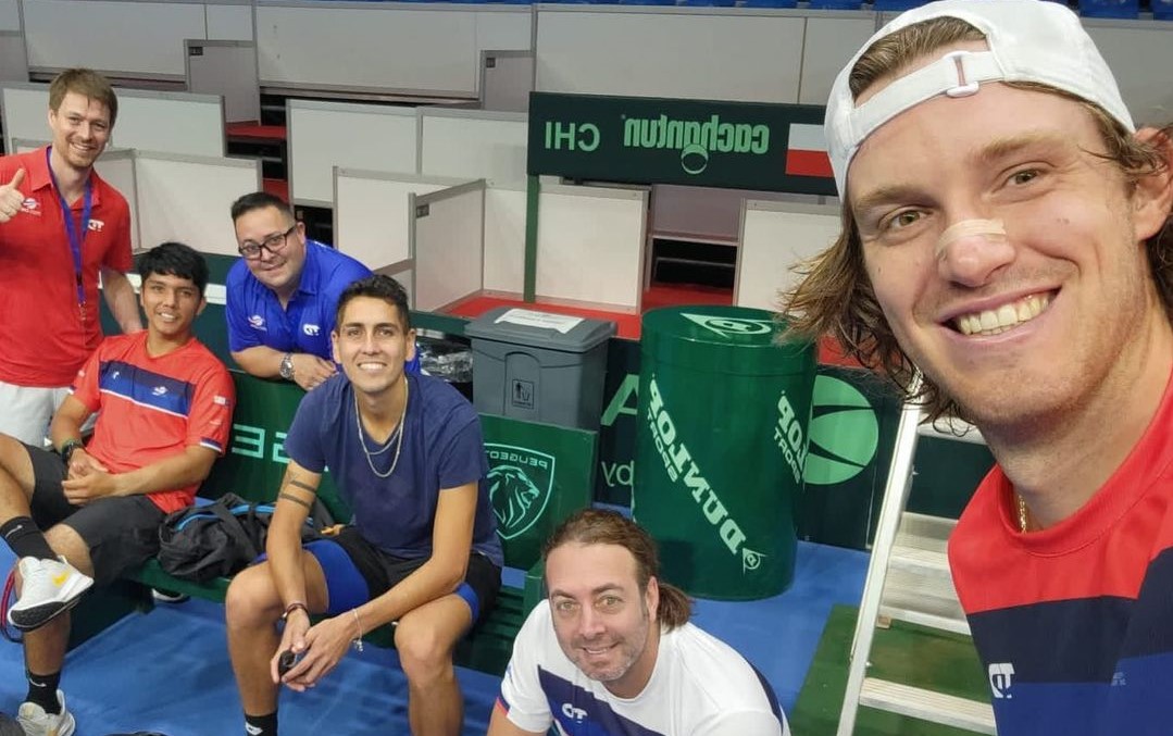 “Saque y Red”: Chile tuvo su primera práctica de cara al duelo con Eslovaquia en Copa Davis