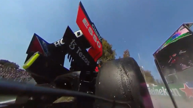 En primera persona: Un nuevo ángulo del dramático choque entre Hamilton y Verstappen