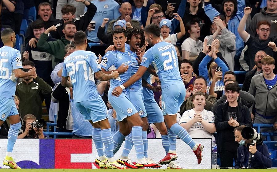 Manchester City le ganó una “guerra de goles” a Leipzig y celebró en Champions