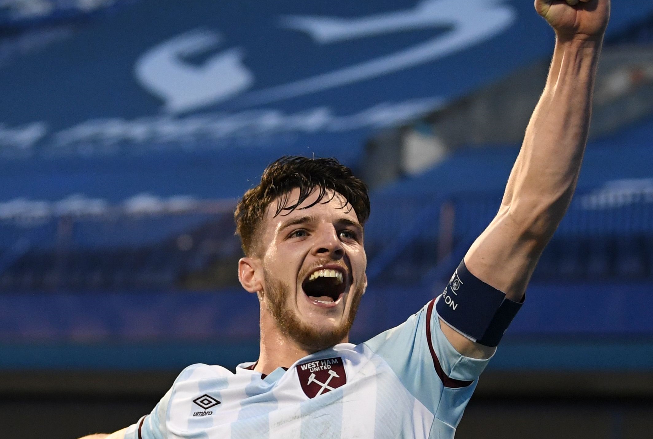 Declan Rice arrancó desde campo propio y anotó un golazo para West Ham ante Dinamo Zabreg