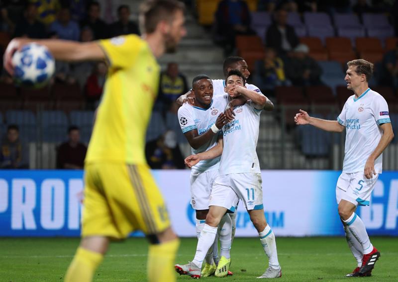 PSV y Real Sociedad protagonizaron electrizante empate en la primera fecha de la Europa League