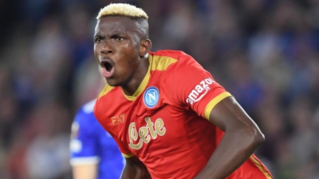 Napoli logró agónica igualdad ante Leicester City con un inspirado Victor Osimhen en la Europa League