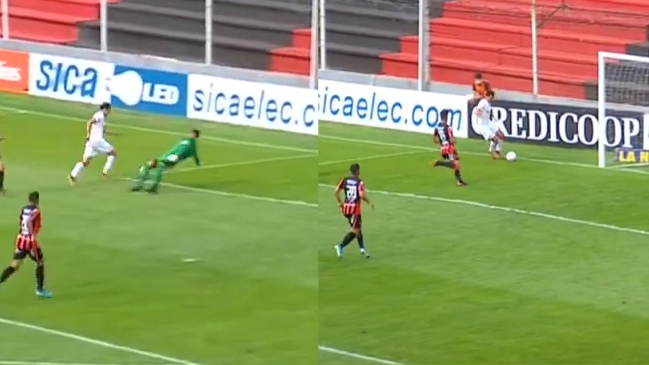 Jugador de Estudiantes erró de manera increíble tras extraordinaria acción personal