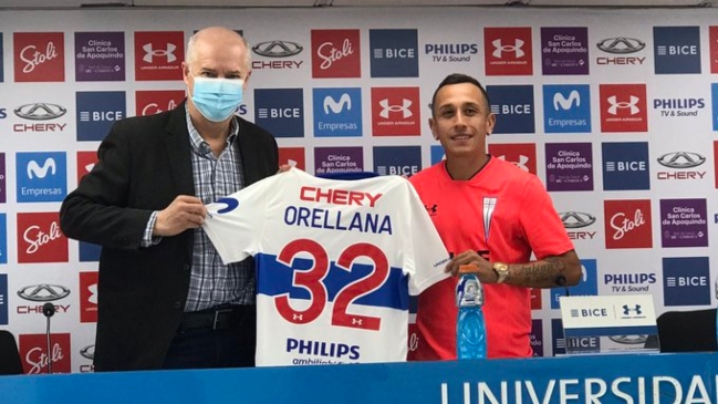Fabián Orellana en su presentación con la UC: Tengo fútbol para rato