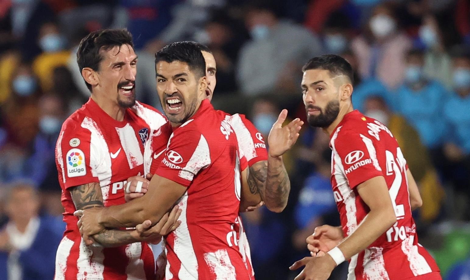 Luis Suárez salvó a Atlético de Madrid y lideró remontada con un doblete ante Getafe